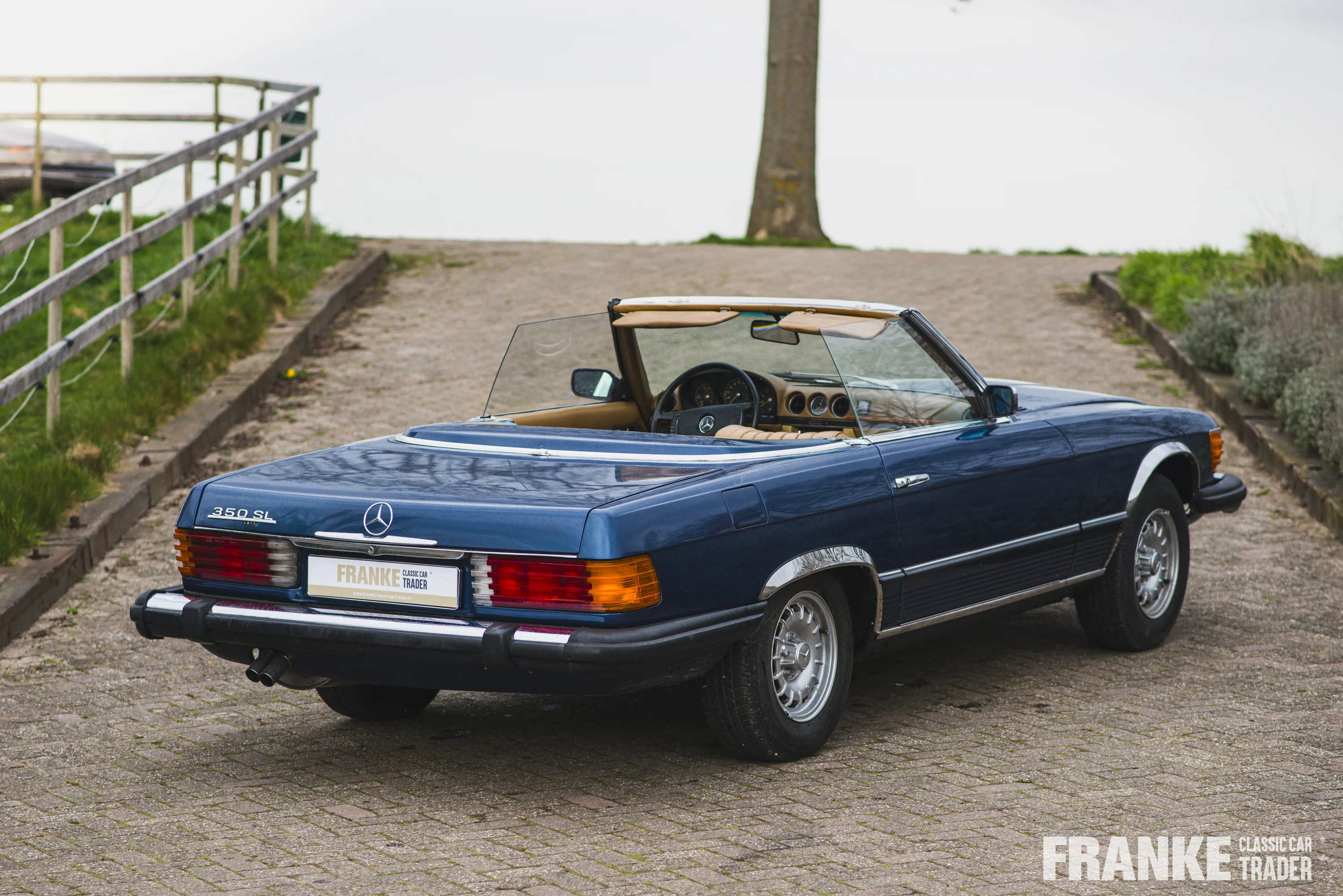 Mercedes-Benz 350 SL - 2 mercedes 350sl blauw4648 - 30-3-2025
